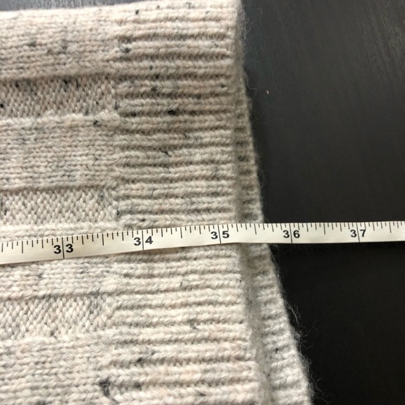 Madewell Gray Donegal Mockneck Sweater Dress XL - Picture 7 of 9